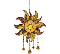 Sunflower Sun Catcher, Acrylic Sunflower Decorative Pendant for Balcony Windows, Stained Glass Style Rainbow Maker, from Daughter Son, Window Hanging for Living Room Patio Garden