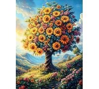 Sunflower Tree in Garden 300 Piece Jigsaw Puzzle for Adults Mitos Cuento De Hadas Home Office Wall Art Productivity Boost Precision Cut for Remote Workers 300 PCS