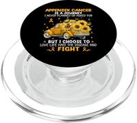Sunflower Truck Appendix Cancer Is A Journey I Never Planned PopSockets PopGrip for MagSafe