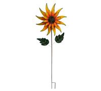Sunflower Wind Game, Flower Wind Chimes | Outdoor Wind Games-Metal Windmill Garden Shield, Flowers Yard Art Wind Wheel for Balcony, Terrace, Garden, Garden Outdoor