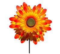 Sunflower Wind Spinners Lawn Pinwheels,1Pcs Large Windmill Pinwheel for Garden Yard Party Outdoor Decor,Sculptures Spinner Rainbow Windmills Statue Courtyard Balcony Decoration