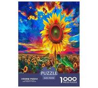 Sunflower1000 Pieces Jigsaw Puzzles for Adults Educational Games LandscapeFun And Challenging Home Decors Great Gift Idea70x50cm/1000pcs