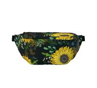 Sunflowers and Wild Flowers Sling Bag for Men Women, Waist Pack Chest Shoulder Crossbody Bag for Travel, Gym, Work, Hiking