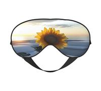 Sunflowers at Dawn Soft Sleep Mask, Perfect for Women, Men and Travel, Comfortable and Adjustable, Perfect for Indoor and Outdoor Use