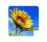 Sunflowers Blue Sky Sunshine Flower Glasses Cleaning Cloth Phone Screen Cleaner Suede Fabric 2pcs