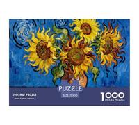 Sunflowers Burning in A Pottery Jar Jigsaw Puzzles for Adults Interesting Puzzles 1000 Jigsaws Educational Games Home Decoration Gifts 70x50cm/1000pcs