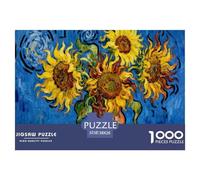 Sunflowers Burning in A Pottery Jar Jigsaw Puzzles for Adults Interesting Puzzles 1000 Pieces Educational Games Home Decoration Gifts 38x26cm/1000pcs