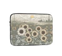 Sunflowers Chamomile Print Laptop Case - Lightweight Computer Sleeve, Fits 10 inch 10-17 Inch Laptops, Perfect for Business Travel