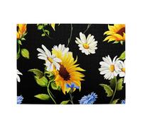Sunflowers Chamomile Printed Adults 500 Pieces Puzzles-Jigsaw Wooden Puzzle for Adults Elderly