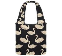 Sunflowers Daisy Flowers on White Background Canvas Tote Bag for Women, Reusable Grocery Shopping Cloth Bag with Wide Handle