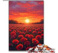 Sunflowers in The Sunset Puzzles 1000 Pieces for Adults, for Age 14 Years And over Stress Relief Christmas Game Presents for Women (50x75cm)