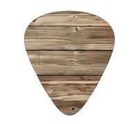 Sunflowers On Wooden Board Print Guitar Picks, 12 Pcs Guitar Plectrums Celluloid Pick Classical Triangle Picks for Acoustic, Electric, Bass Guitar including 0.46mm 0.71mm 0.96mm