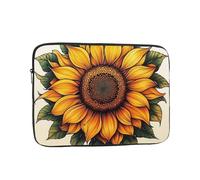 Sunflowers Pattern Laptop Sleeve 10 Inch Shockproof Protective Notebook Case Travel Laptop Bag for Men Women