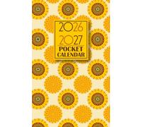 Sunflowers Pocket Calendar 2026-2027: 2 Year Monthly Planner for Purse Dated from January 26 to December 27 || 24 Months Diary Schedule Organiser with UK Holidays || Small Size