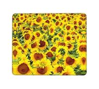 Sunflowers Printing Large Gaming Mouse Pad, Computer Keyboard Mouse Mat Desk Pad for Gaming Rooms, Home Offices
