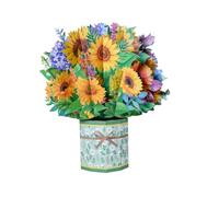 Sunflowers Sunshine Bloom 3D Pop-Up Greeting Card