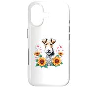 Sunflowers Wire Fox Terrier Case for iPhone 17