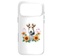 Sunflowers Wire Fox Terrier Case for iPhone 17 Pro Max