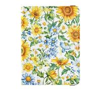 Sunflowers Yellow Simple Floral Leather Passport Holder Cover Passport Wallet Passport Holder Case Waterproof