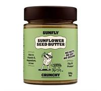 SUNFLY Crunchy Sunflower Seed Butter. Nut Free Peanut Butter Alternative. High in Protein, No Soy, No Palm Oil, Rich in Vitamins and Minerals (Pack 2 x 330G)
