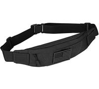 SunForMorning Tactical Fanny Pack for Men Running Belt Small Military Waist Bag for Travel Hiking Climbing Fishing, Black, S, Tactical Fanny Pack