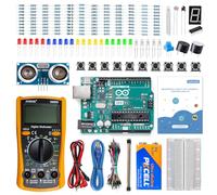 SunFounder Beginner's Lab Starter Kit with Original Arduino Uno R3 REV3 Multimeter 34 Projects 40+ Video Courses Breadboard Battery, RoHS Compliant, for Beginners & Engineers