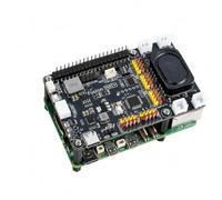 SunFounder Fusion HAT+ Expansion Board for Raspberry Pi 5/4/3B+/Zero 2W, 4 DC Motor Drivers, 12 PWM Servo, ADC, Speaker & Mic, Works with AI LLMs（ChatGPT/Gemini）