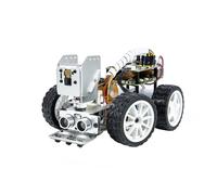 SunFounder Picar-X AI Robot Smart Car Kit for Raspberry Pi 5/4/3B+/Zero 2w, Openclaw LLMs ChatGPT/Gemini/Grok, Voice&Video Recognition, Python, Scratch, Camera (RPI NOT Included)