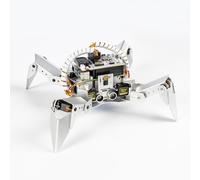 SUNFOUNDER PiCrawler AI Robot Kit for Raspberry Pi 5/4/3B+/Zero 2W, Openclaw LLMs ChatGPT/Gemini/Grok, Voice&Video Recognition, Python/Scratch, Mic, Battery, Camera (RPI NOT Included)