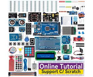 SunFounder Project Complete Starter Kit, Electronics Starter Kit, Includes 291 Electronic Items, 1TB HDD, Windows OS, 1TB Memory, DDR4 RAM, ARM CPU, Computer Tower Design