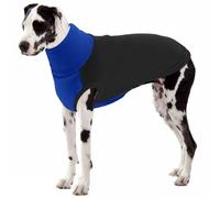 SUNFURA XXXXL Dog Sweater - Warm Fleece Dog Sweater, Stretch Pullover Vest with Turtleneck for Extra Large Dogs Boy Girl, Comfort Fit Sweatshirt Jumpsuit for Great Dane, Grey 4XL