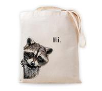 SUNFYCN Canvas Cotton Tote Bag for Women, Cat Tote Bag Reusable Grocery Bags Shopping Bags, Cute Tote Bag for Cat Lover, Beige, L