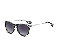 SUNGAIT Vintage Round Womens Sunglasses Classic Retro Designer Style (Polarized Grey Gradient Lens/Grey Tortoise Frame (Glossy Finish)) 1567HDMKH-UK