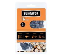 SUNGATOR 2-Pack 16 Inch Chainsaw Chain SG-R56, 3/8" LP Pitch - .043" Gauge - 56 Drive Links, Compatible with Poulan, Greenworks, Dewalt and More