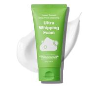 SUNGBOON EDITOR Green Tomato Deep Pore Cleansing Whipping Foam 4.24 oz | Korean Foaming Face Wash for Oily Skin | Blackhead Remover & Pore Minimizer | Hydrating Skincare