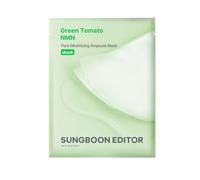 SUNGBOON EDITOR - Green Tomato NMN Pore Minimizing Ampoule Mask 2026 Version - 23g x 1 sheet