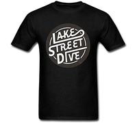 sungen Habo Line Men's Side Lake Street Dive T Shirt Black XXL