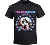 sungen The Village People YMCA T Shirts for Men Crew Neck Black XL