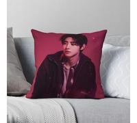 Sunghoon Singer Kpop Square Pillowcase Polyester Linen Velvet Creative Zip Decorative Throw Pillow Case Sofa Seater Cover