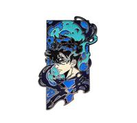 SungJinWoo Figure Badge, Anime Solo Levelings Brooch Metal Badge, SungJinWoo Cosplay Accessories Bag Decor