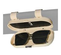 Sunglass Visor Holder - Car Eyeglass Clip for Visor, Travel Accessory for Trucks, SUVs, RVs, Trailers, and Backseat Passengers, Compact Dispenser for Glasses and Pass Cards, Easy Mount, Lightweight an