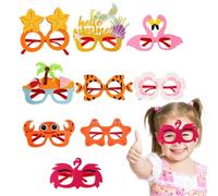 Sunglasses,9X Decoration Beach Pool Sunglasses - Funny Themed Cool Novelty Prank Glasses Styles for Beach Cruise Camping Graduation