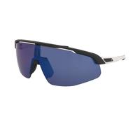 Sunglasses Alpina Turbo Pro Q Black-White Matt/Blue Mirror 17 90 125 Größe: 51