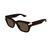 AM0439S 003 Man Sunglasses Acetate Havana Brown Squared