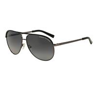 Armani Exchange Unisex Sunglass AX2002 - Frame color: Shiny Gunmetal & Black, Lens color: Gradient Grey Polarized