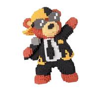 Sunglasses Bear Mini Building Blocks Set, 5500 PCS DIY Sunglasses Bear Bricks Toy Model, MOC Micro Building Model Kit, Construction Toys Gift for Adults and Teens