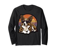 Sunglasses Cardigan Welsh Corgi Owner Dog Trainer Corgi Long Sleeve T-Shirt