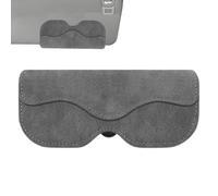 Sunglasses Case for Car, Car Sunglasses Holder, Solid Car Glasses Case with Secure Clip Car Glasses Holder