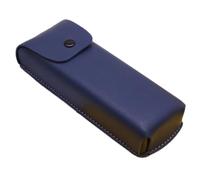 Sunglasses Case - Portable -Lock Soft Pack, Pressure-Resistant Retro Glasses Storage Bag | Protective Eyewear Holder, Travel-Friendly Organizer for Daily Use Black, Gray, Royal Blue