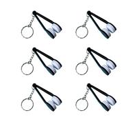 Sunglasses Cleaning Tool, Sunglasses Pebbles Eraser, 6 Pieces Galleter Fingerprint with Key Ring | Soft Cleaning Tool Accessories Scratch Free